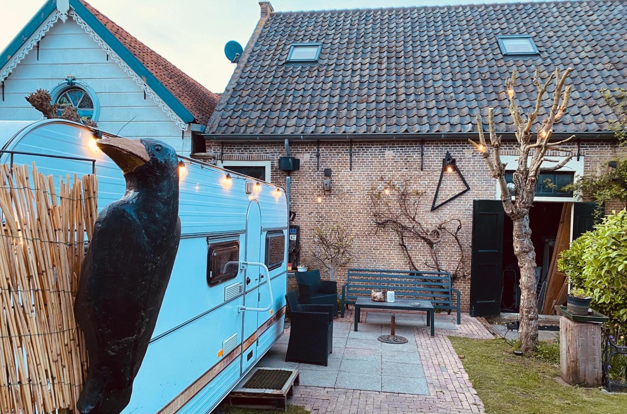 Caravan Stadstuin Goedereede Let Op De Badkamer Moet Met Andere Gasten Gedeeld Worden Dış mekan fotoğraf